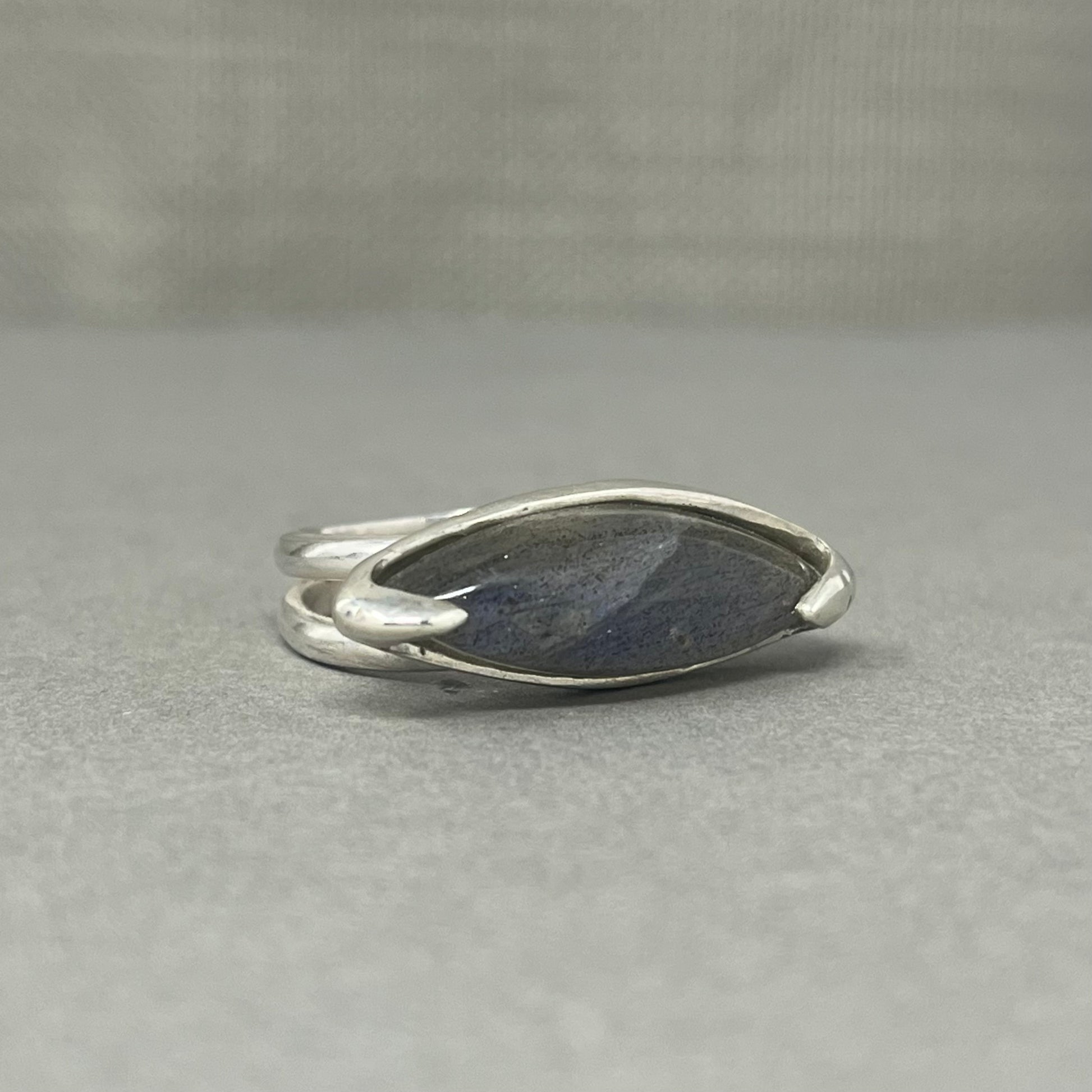 marquise labradorite ring