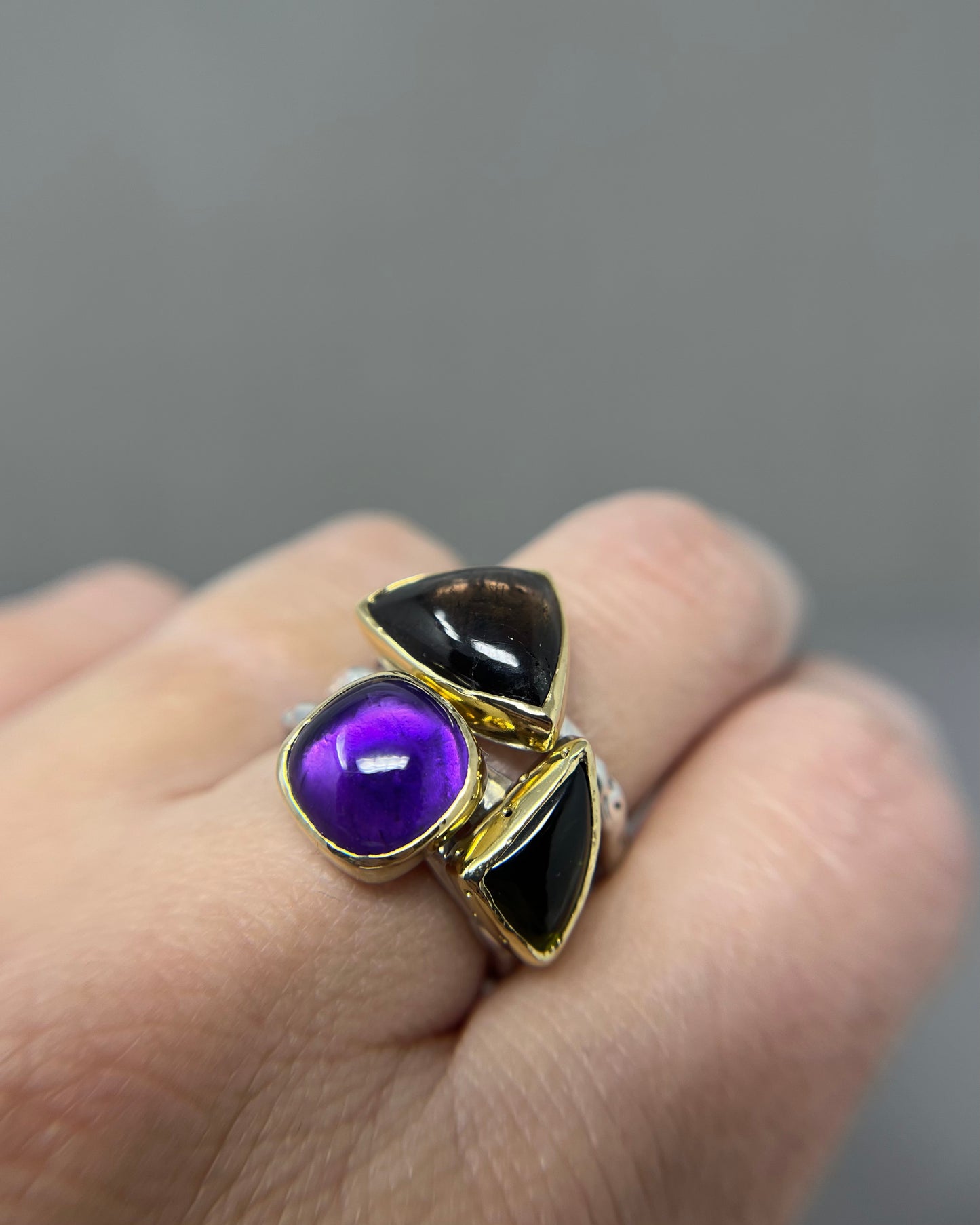 Molten Amethyst Ring