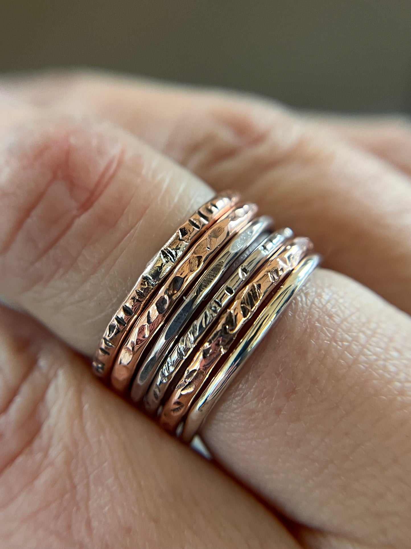 Mothers Day Silver Stacking Ring Workshop Sunday 30th March 10am-1pm