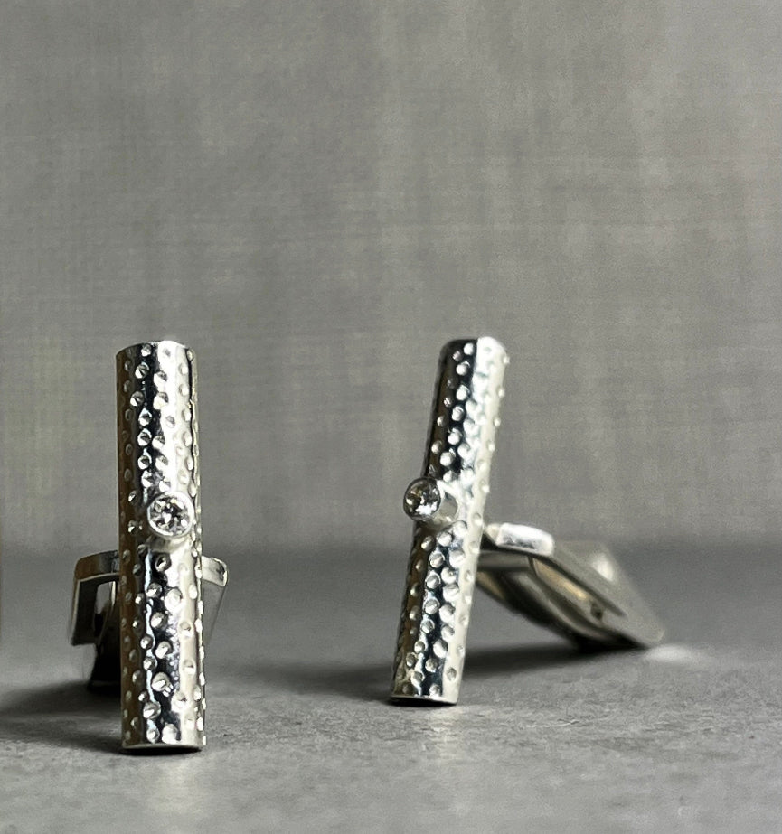 Dotty Diamond Cufflinks